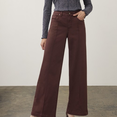 French Dressing - Olivia Wide Leg - Fig