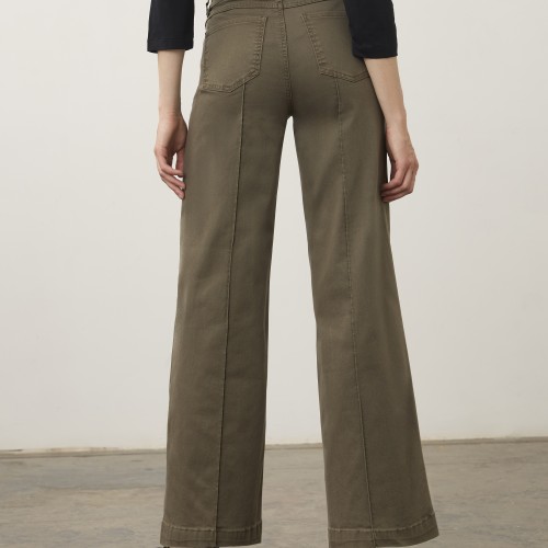 French Dressing - Olivia Wide Leg - Olive