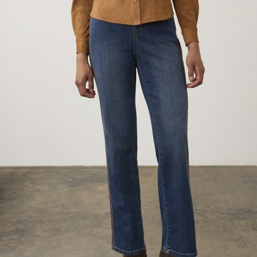 French Dressing - Pull-On Straight Ankle - Dark Blue
