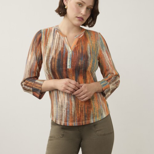 French Dressing - Henley Top - Heat