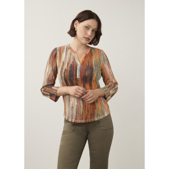 French Dressing - Henley Top - Heat