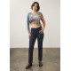 French Dressing - Long Sleeve V Neck Top - Sunset Boulevard