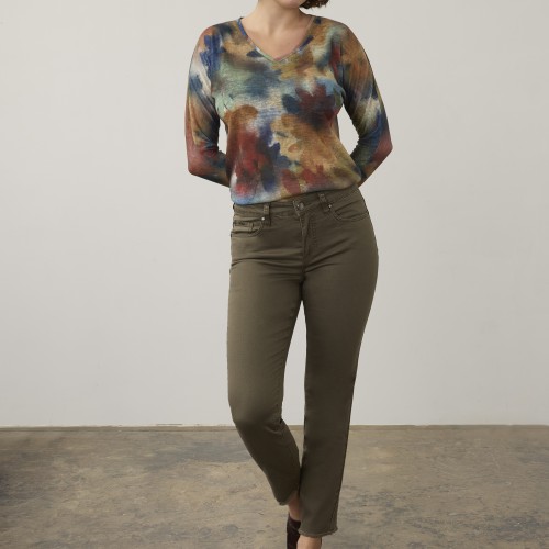 French Dressing - Olivia Slim Ankle - Olive