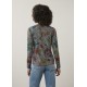 French Dressing - Long Sleeve Rib Top - Rebecca Floral
