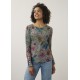 French Dressing - Long Sleeve Rib Top - Rebecca Floral