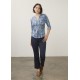 French Dressing - Henley Top - Gravity Indigo