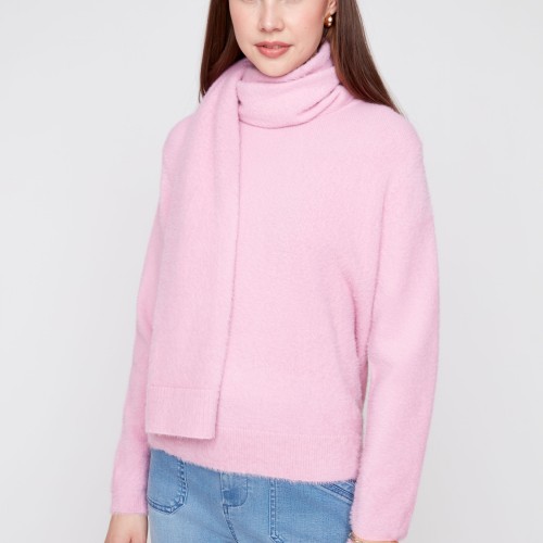 Renuar -  Knit Sweater -  Pinky