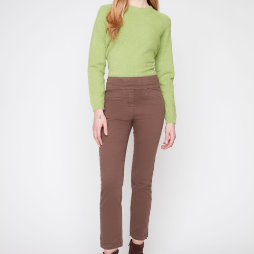 Renuar - Woven Pant - Chocolate
