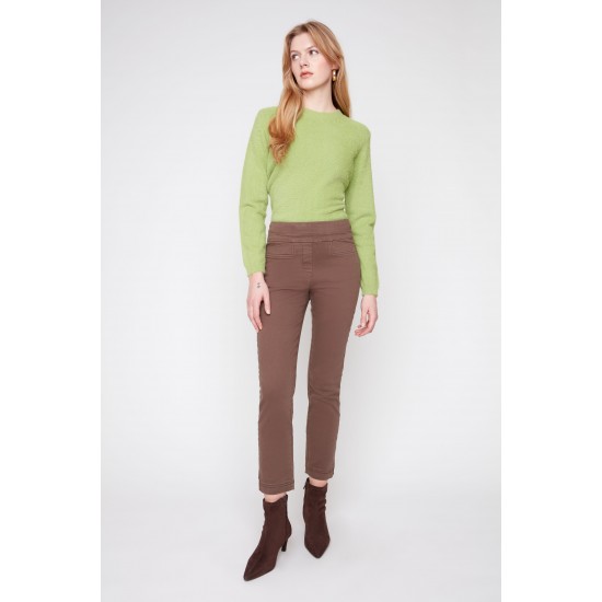 Renuar - Woven Pant - Chocolate