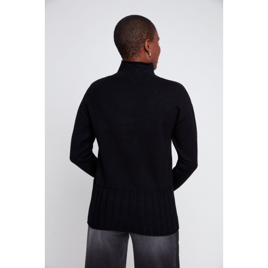 Renuar -  Knit Sweater - Black