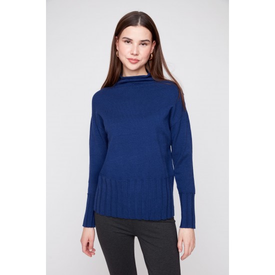 Renuar -  Knit Sweater - Royal