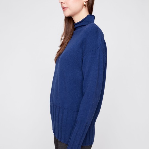 Renuar -  Knit Sweater - Royal