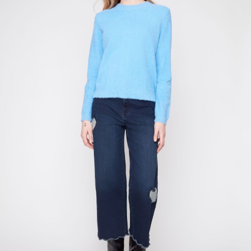 Renuar -  Knit Sweater -  Blue