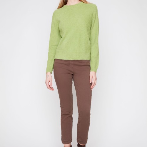 Renuar -  Knit Sweater -  Matcha