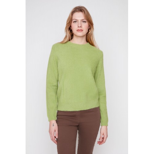 Renuar -  Knit Sweater -  Matcha