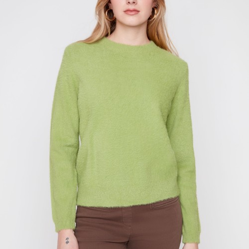 Renuar -  Knit Sweater -  Matcha
