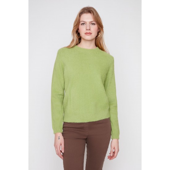Renuar -  Knit Sweater -  Matcha