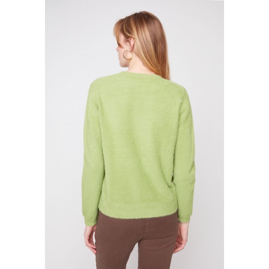 Renuar -  Knit Sweater -  Matcha