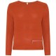 Skovhuus - Pullover Sweater Zip Detail - Copper Red