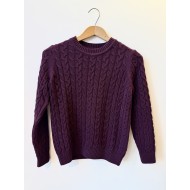 Skovhuus - Pullover Sweater Round Neck - Blackberry