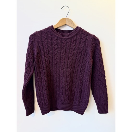 Skovhuus - Pullover Sweater Round Neck - Blackberry