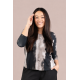 Sympli Go To Classic T Relax 3/4 Sleeve Short Print Graphite Watercolor