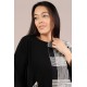 Sympli Etch Top Black / Cashew Plaid
