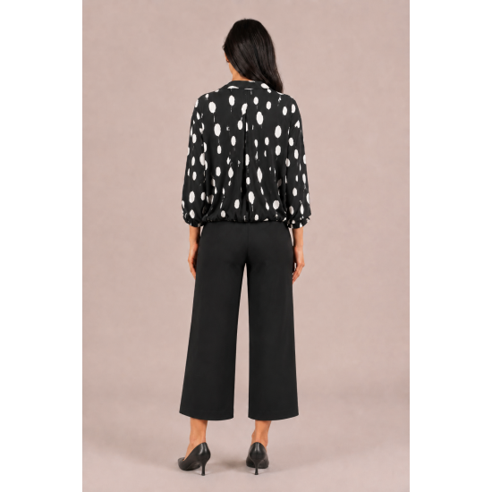 Sympli Bellezza Zip Jacket Print Cashew Splatter