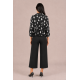 Sympli Bellezza Zip Jacket Print Cashew Splatter