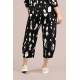 Sympli Narrow Lantern Pant Print Cashew Splatter