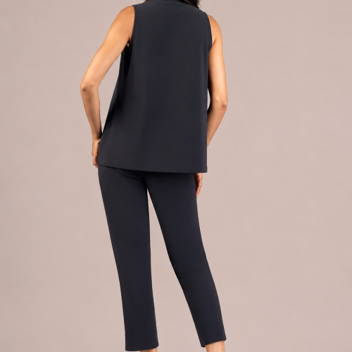 Sympli Narrow Hepburn Ankle Pant Graphite