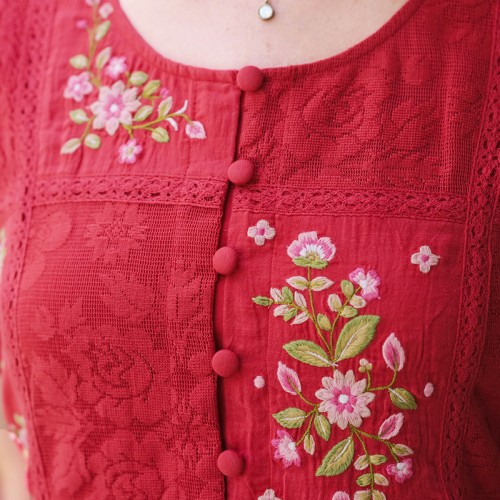 April Cornell - Love Note Dress - Red