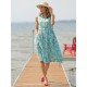 April Cornell - Daisy Porch Dress - Aqua