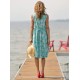 April Cornell - Daisy Porch Dress - Aqua