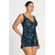Artesands - Lunafleur Delacroix Cross Over Swim Dress - Navy