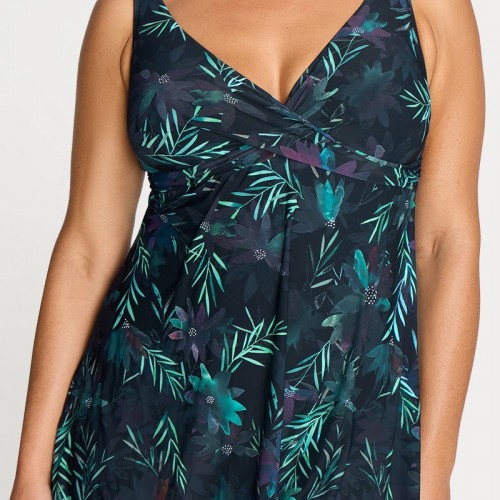 Artesands - Lunafleur Delacroix Cross Over Swim Dress - Navy