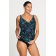Artesands - Lunafleur Delacroix Cross Over Tankini Top - Navy
