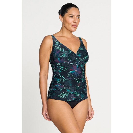 Artesands - Lunafleur Delacroix Cross Over Tankini Top - Navy