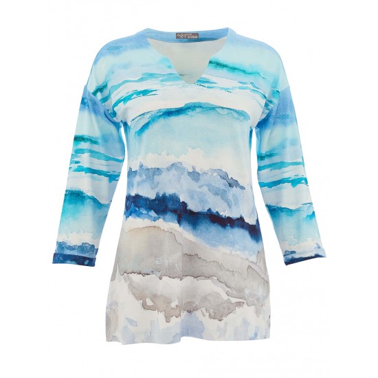 Dolcezza Knit Pullover - "Seacape I" #26612