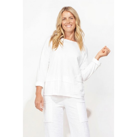 Escape by Habitat - Pocket Pullover - White