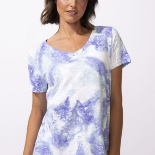 Escape by Habitat - V-Neck Tee - Baja Blue