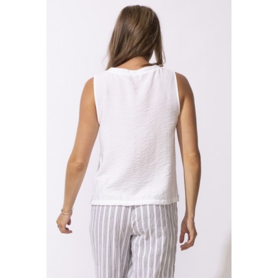 Escape by Habitat - Resort Tank Solid - White