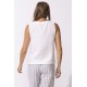 Escape by Habitat - Resort Tank Solid - White