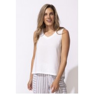 Escape by Habitat - Resort Tank Solid - White