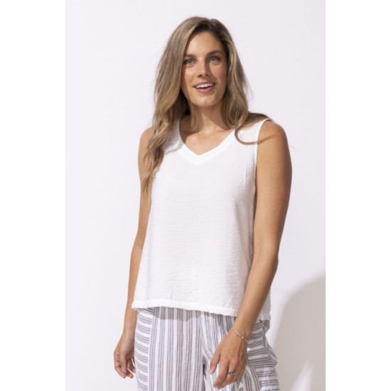 Escape by Habitat - Resort Tank Solid - White
