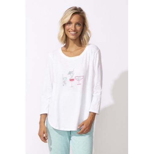 Escape by Habitat - High-Low Tee - White