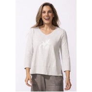 Escape by Habitat - Easy V Tee - Dune
