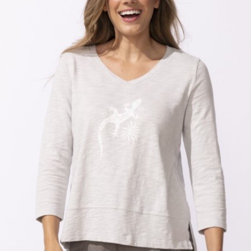 Escape by Habitat - Easy V Tee - Dune