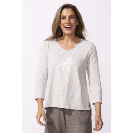 Escape by Habitat - Easy V Tee - Dune