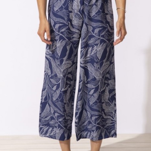 Escape by Habitat - Resort Pant Leaves - Navy
